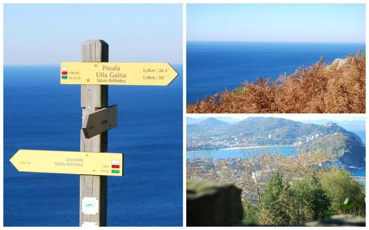 Amazing Views Over San Sebastian In A Family Cottage Exterior photo